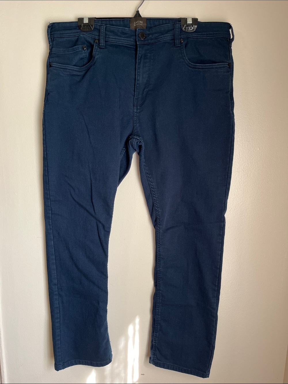 Jachs Men's Navy Straight-Leg Jeans